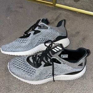 grey adidas alpha bounce